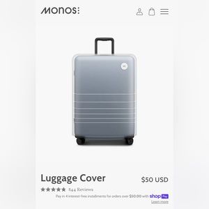 Monos luggage cover - check in medium